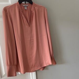 H&M Women's Blouse in Soft Pink